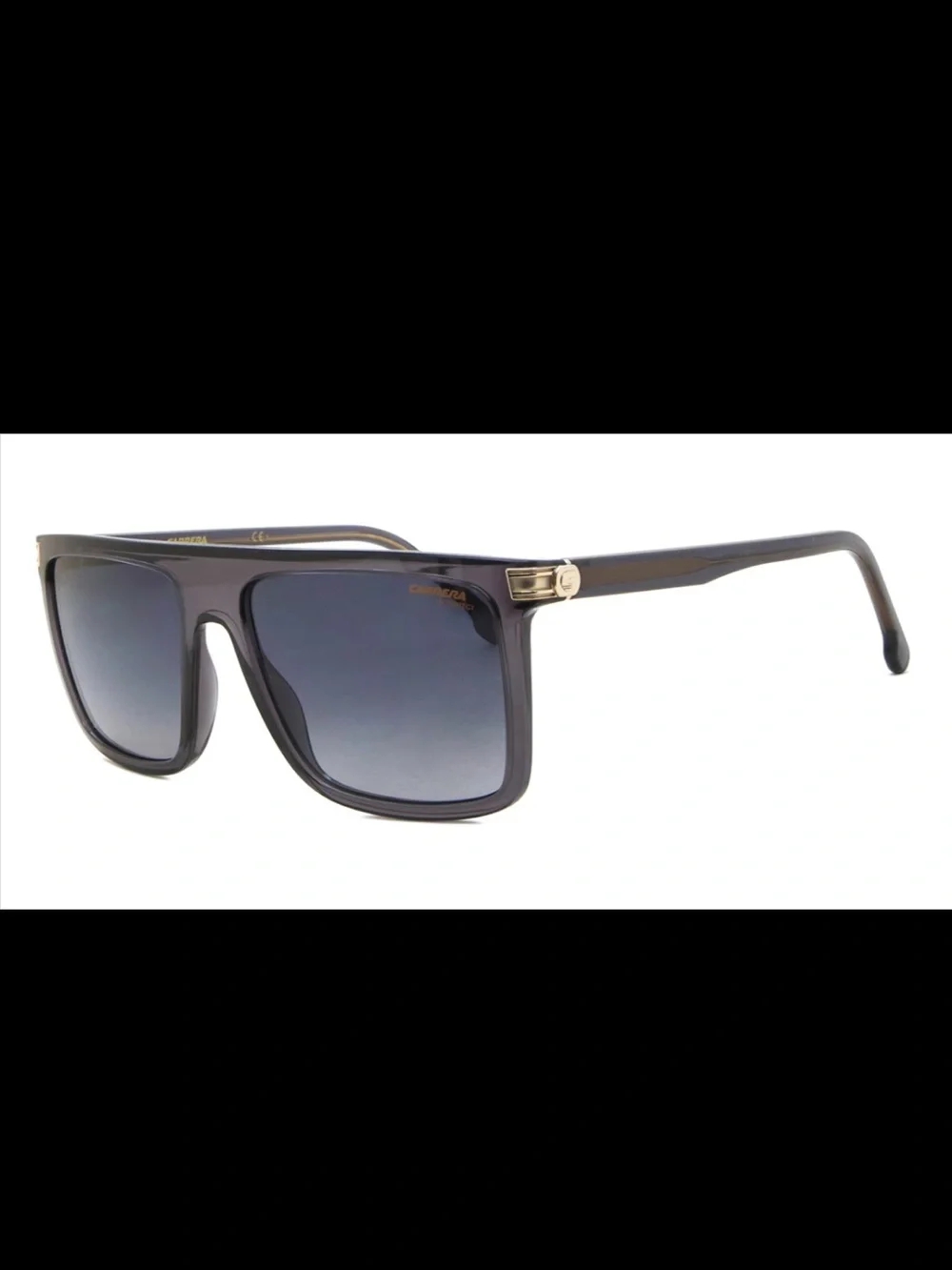 Carrera Unisex Oversized Dark Gray Gradient Sunglasses